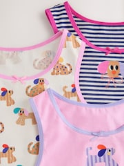 Blue Dog Printed Vests 3 Pack (1.5-16yrs) - Image 6 of 7