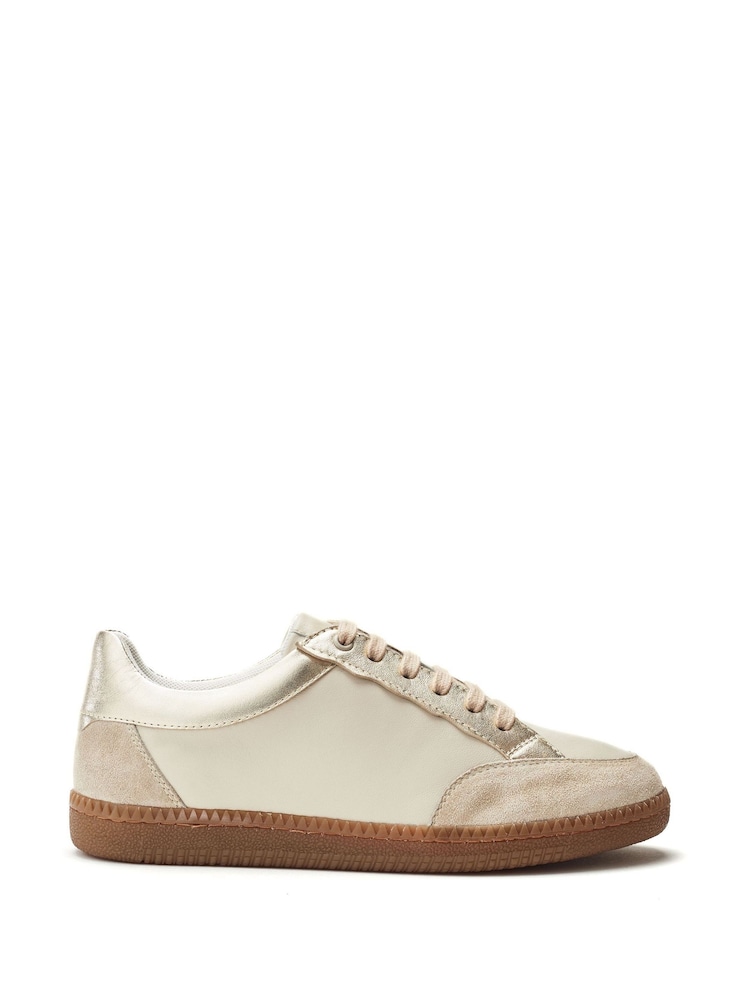 Moda in Pelle Alnmouth Scalloped Lace-Up Trainers - Image 1 of 4
