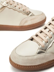 Moda in Pelle Alnmouth Scalloped Lace-Up Trainers - Image 4 of 4