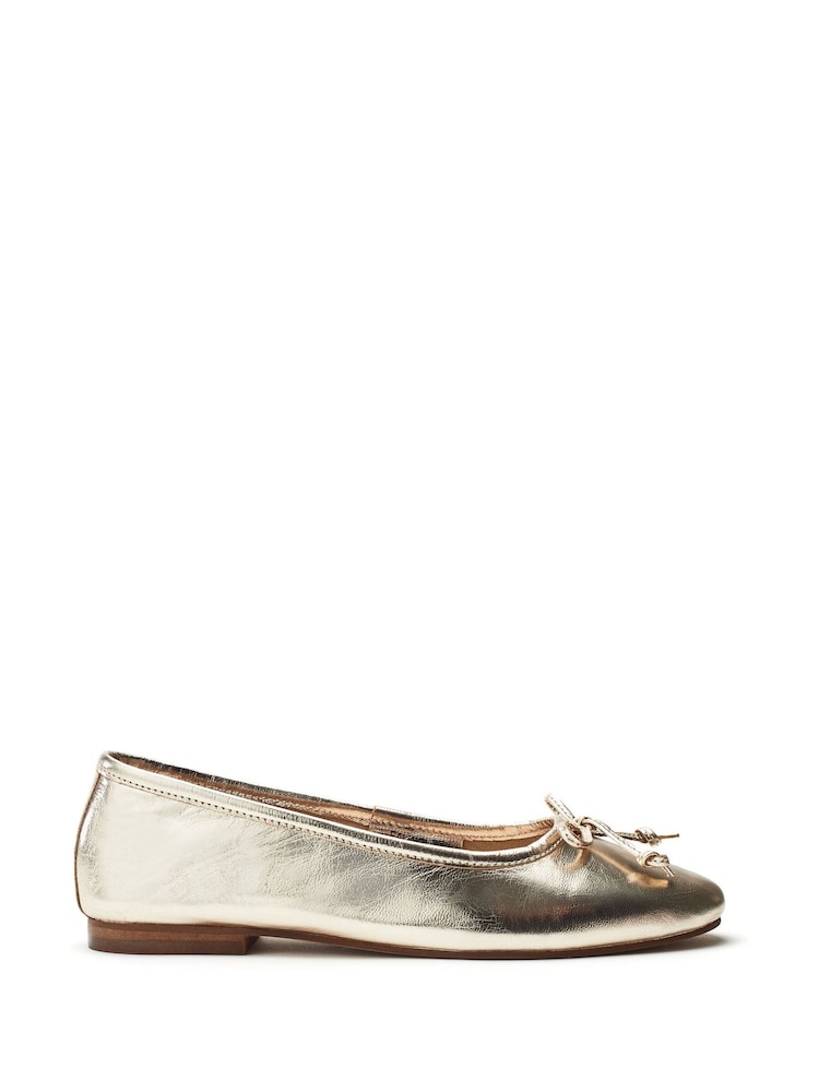 Moda in Pelle Ealing Bow Detail Ballerinas - Image 1 of 4