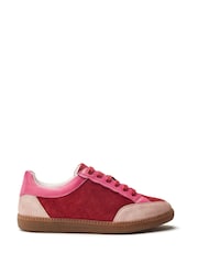 Moda in Pelle Alnmouth Scalloped Lace-Up Trainers - Image 1 of 4