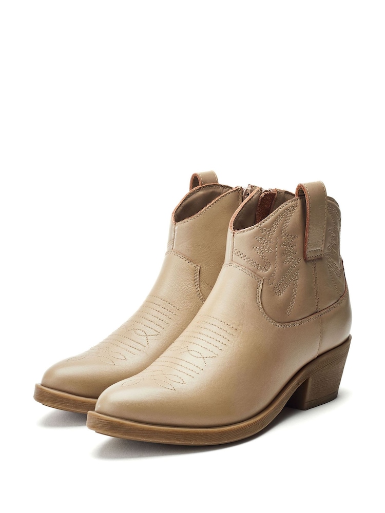 Moda in Pelle Bracknell Low Ankle Western Boots - Image 2 of 4