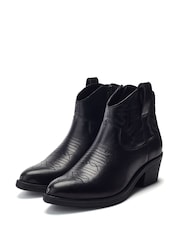 Moda in Pelle Bracknell Low Ankle Western Boots - Image 2 of 4