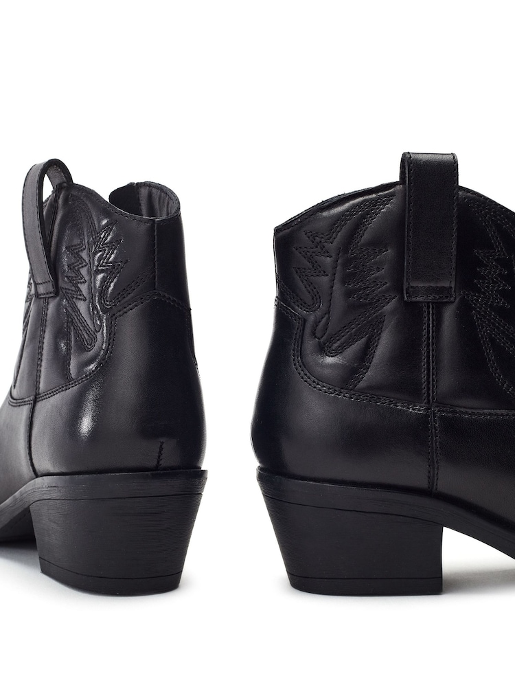 Moda in Pelle Bracknell Low Ankle Western Boots - Image 4 of 4