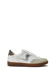 Moda in Pelle Slim Bergamot Sole Gum White Trainers - Image 1 of 4