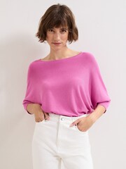 Phase Eight Pink Cristine Knit Jumper - Image 1 of 6