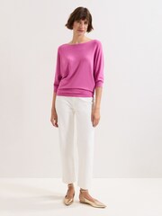 Phase Eight Pink Cristine Knit Jumper - Image 3 of 6