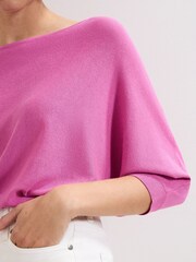 Phase Eight Pink Cristine Knit Jumper - Image 4 of 6