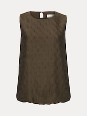 Phase Eight Green Zula Bubble Hem Top - Image 6 of 6
