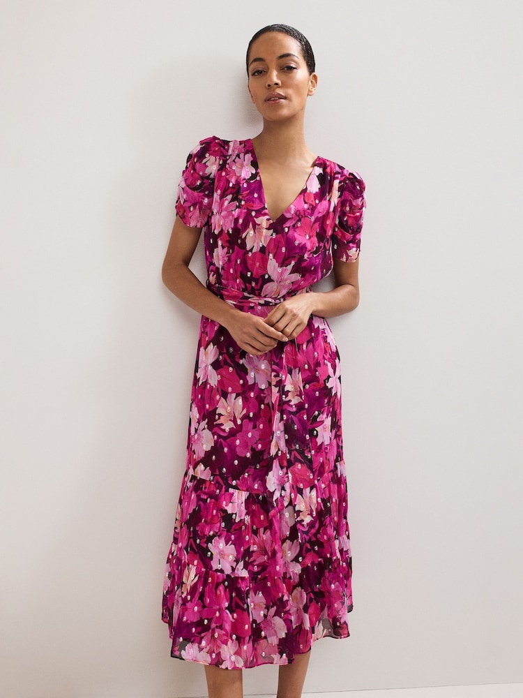 Phase Eight Pink Petite Azalea Dress - Image 1 of 8