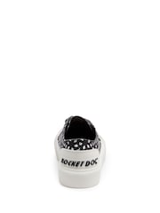 Rocket Dog Jazzin Plus Primm Cotton Black Trainers - Image 4 of 6