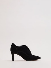 Phase Eight Black Split Front Boots - Image 1 of 7