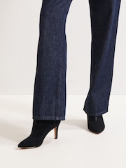 Phase Eight Black Split Front Boots - Image 6 of 7