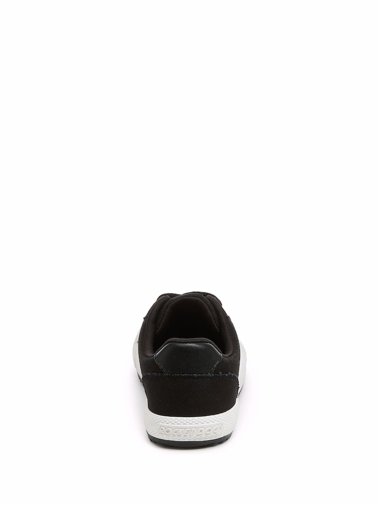 Rocket Dog Cherry Low 12A Canvas Cotton Black Trainers - Imagem 5 de 5