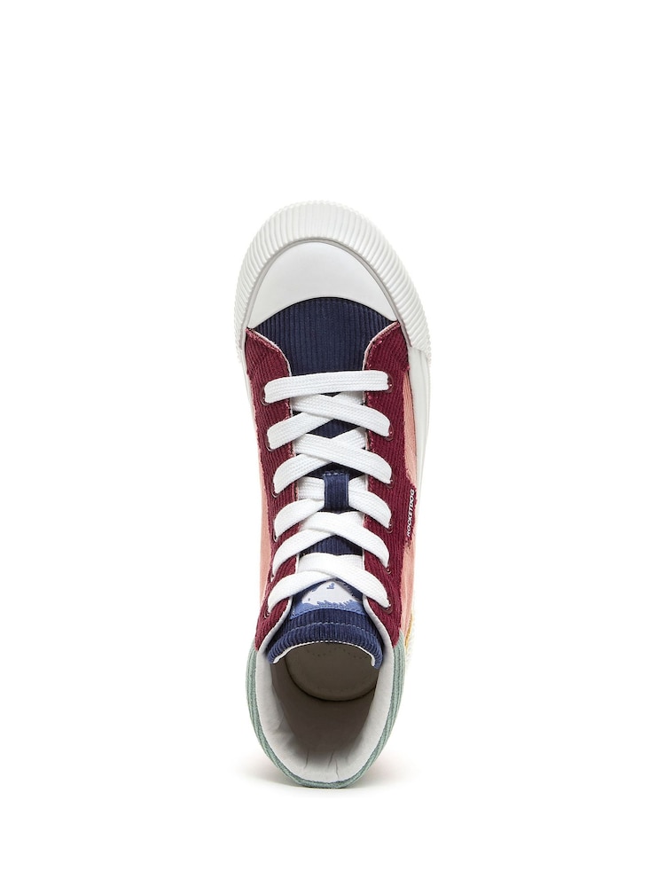 Rocket Dog Pink Cheery Hiptop Corduroy Trainers - Bild 6 von 6