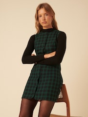Nobodys Child Green Ellie Mini Dress - Image 4 of 5