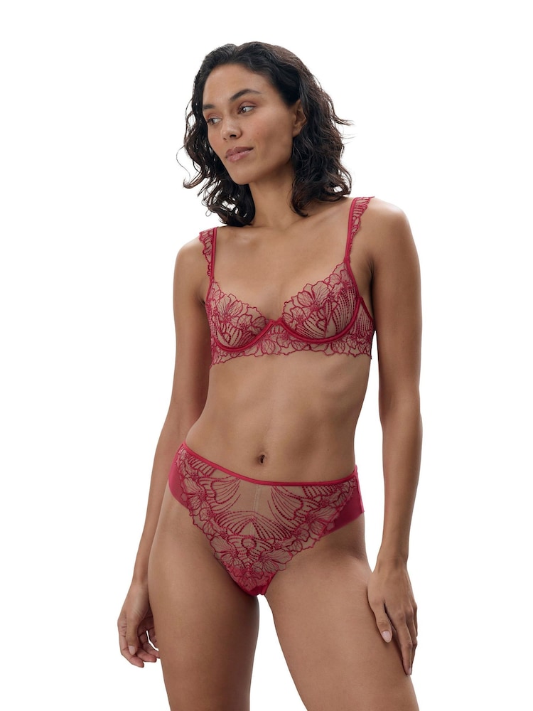 Bluebella Pink Amarosa High-Waist Brief - Image 1 of 4