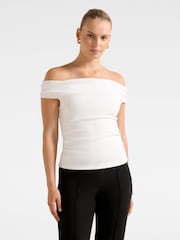 Blusa Forever New Somer Crepe Bardot - Imagem 1 de 5