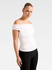 Blusa Forever New Somer Crepe Bardot - Imagem 5 de 5