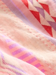 Pink Ikat Pattern Pull On Trousers - Image 2 of 3
