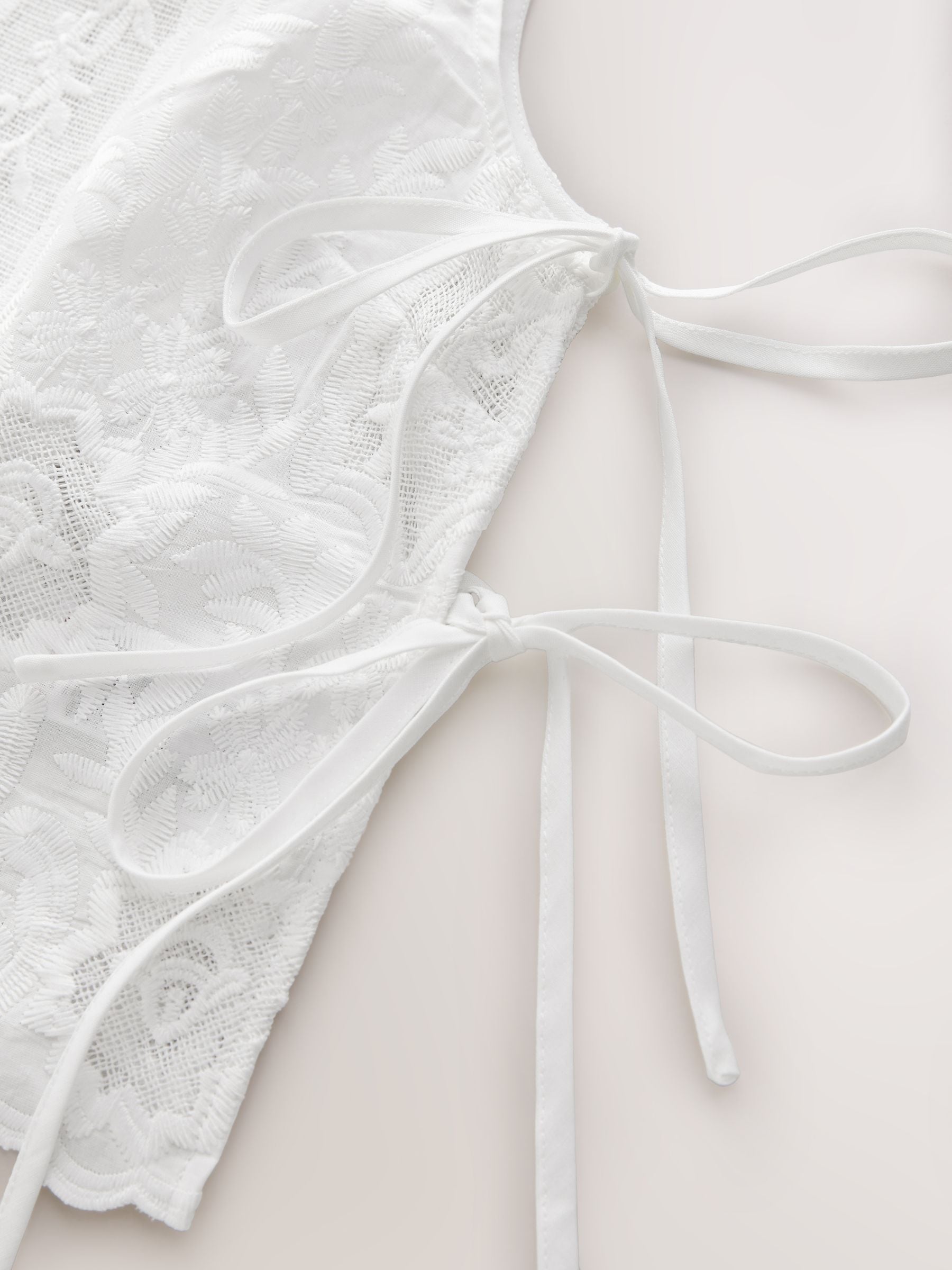 Buy White Lace Embroidered Shell Top from the Next UK online shop
