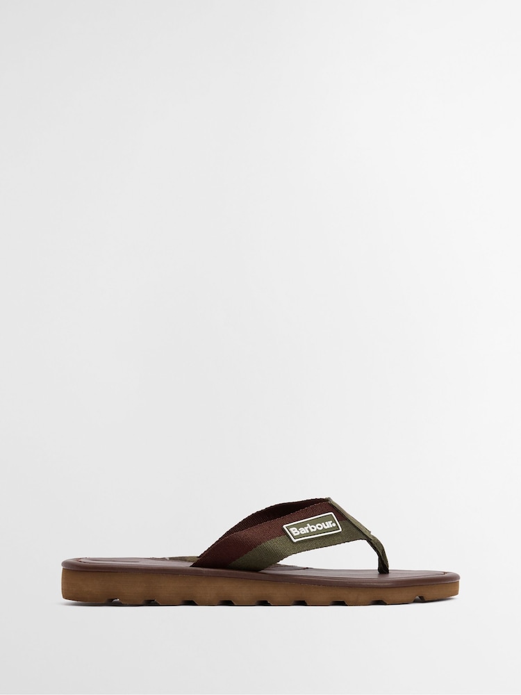 Barbour® Green Harker Sandals - Image 2 of 8