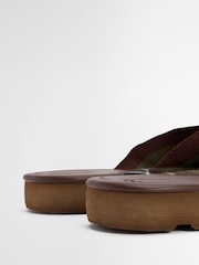 Barbour® Green Harker Sandals - Image 6 of 8