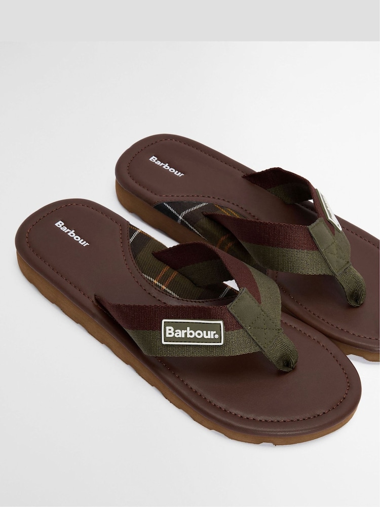 Barbour® Green Harker Sandals - Image 8 of 8