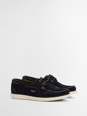 Barbour® Blue Rothley Boat Shoes - Image 2 of 9
