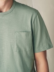 Sage Green Jersey Short Sleeve Pyjamas Set - Image 5 of 12