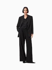 AllSaints Black Averie Tri Blazer - Image 2 of 7