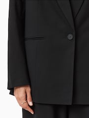 AllSaints Black Averie Tri Blazer - Image 3 of 7