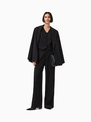 AllSaints Black Averie Tri Blazer - Image 4 of 7