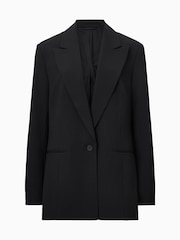 AllSaints Black Averie Tri Blazer - Image 7 of 7