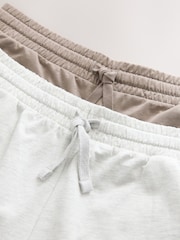 Չեզոք/մոխրագույն - Loopback Soft Touch Jogger Shorts 2 Pack - Պատկեր 5 5-ից