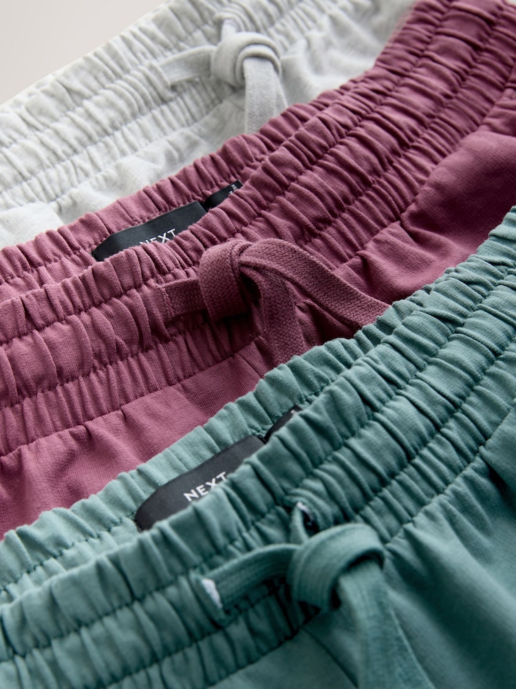 Μπλε/Λευκό/Κόκκινο - Σορτς με απαλή υφή Loopback 3 Πακέτο - Εικόνα 12 του 12