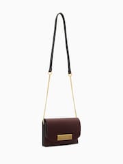 AllSaints Red Etta Clutch - Image 2 of 5