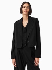 AllSaints Black Shores Tri Blazer - Image 1 of 7