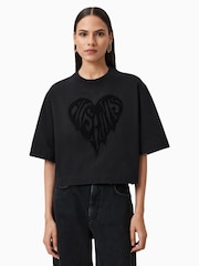 AllSaints Black Trip Lottie T-Shirt - Image 3 of 7