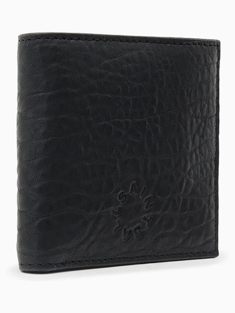 AllSaints Black Delph Haven Wallet - Image 2 of 4
