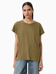 AllSaints Green Anna T-Shirt - Image 3 of 7
