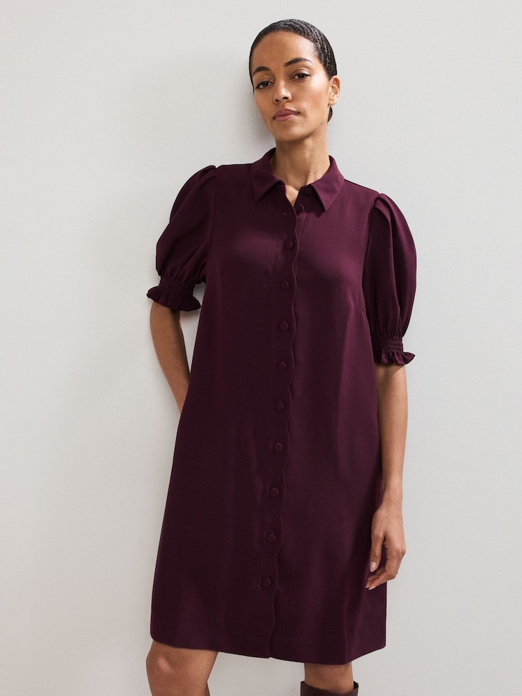 Phase Eight Purple Candice Dress - Image 1 of 7