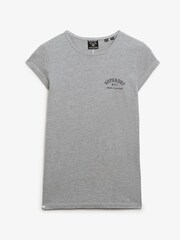 Superdry Grey Athletic Essential Slub T-Shirt - Image 5 of 6