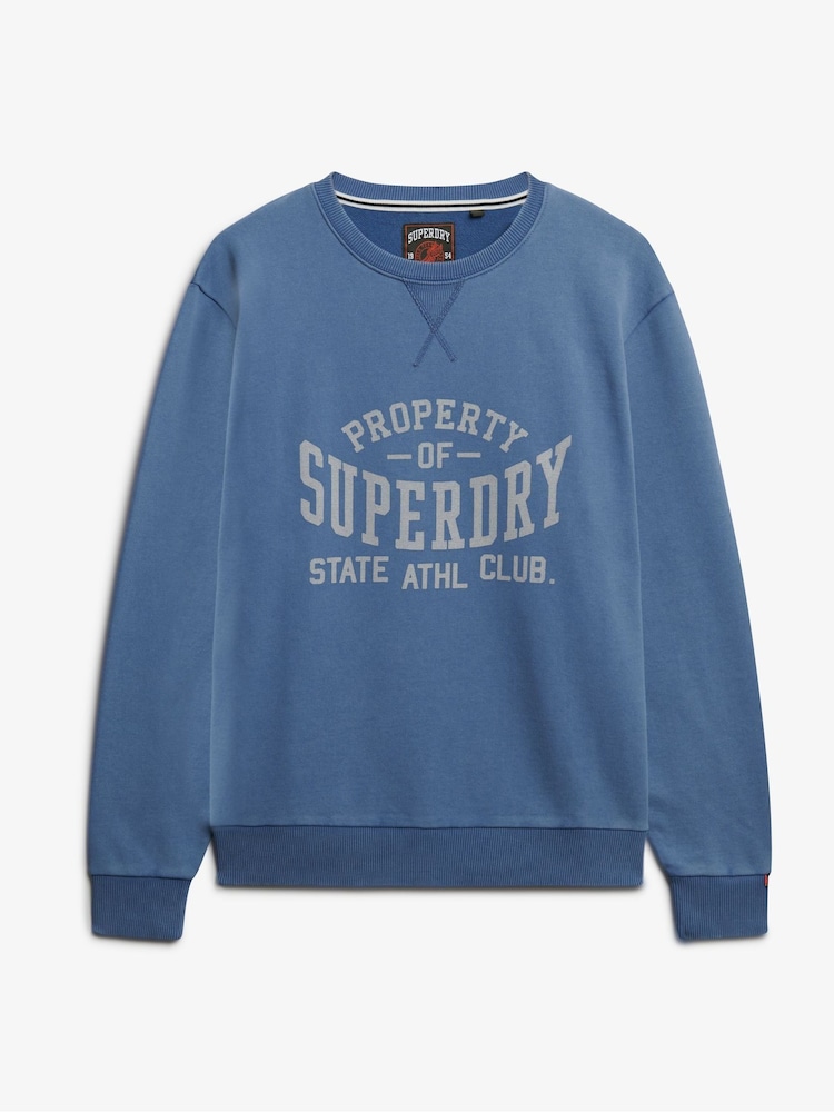 Blusa de moletom Superdry Athletic Essentials Crew - Imagem 4 de 4