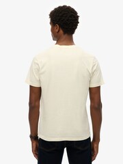 Superdry Cream Classic Essential T-Shirt - Image 2 of 6