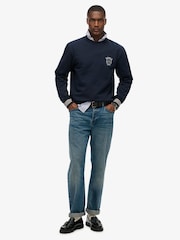 Superdry Blue Athletic Club Crew Sweat top - Image 1 of 5