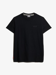 Superdry Black Cotton Essential Logo T-Shirts 3 Pack - Image 2 of 4
