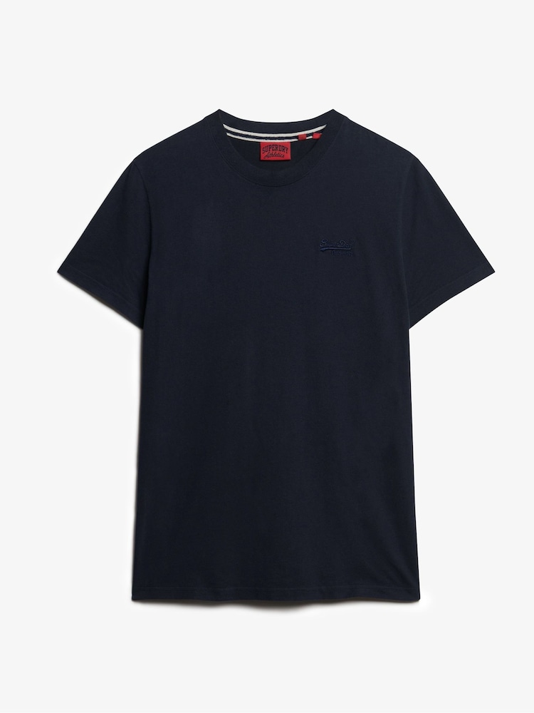 Superdry Black Cotton Essential Logo T-Shirts 3 Pack - Image 4 of 4