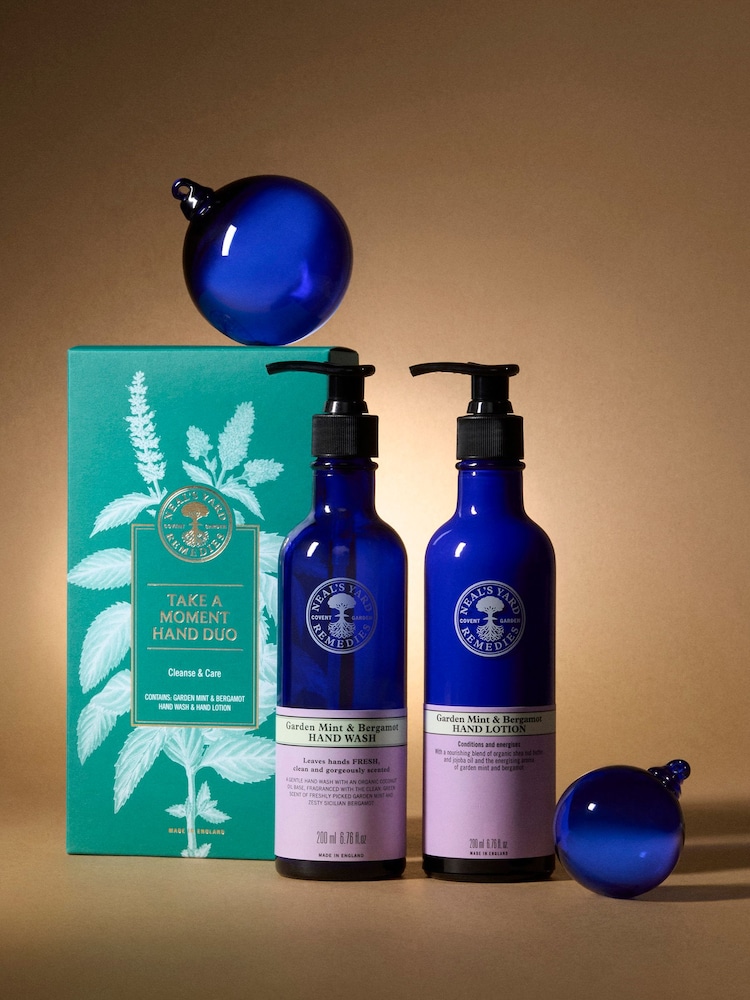 Neals Yard Remedies Take a Moment Hand Duo Garden Mint  Bergamot - Image 2 of 2