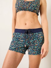 FatFace Hove Navy Surf Ditsy Board Short - Image 1 of 5